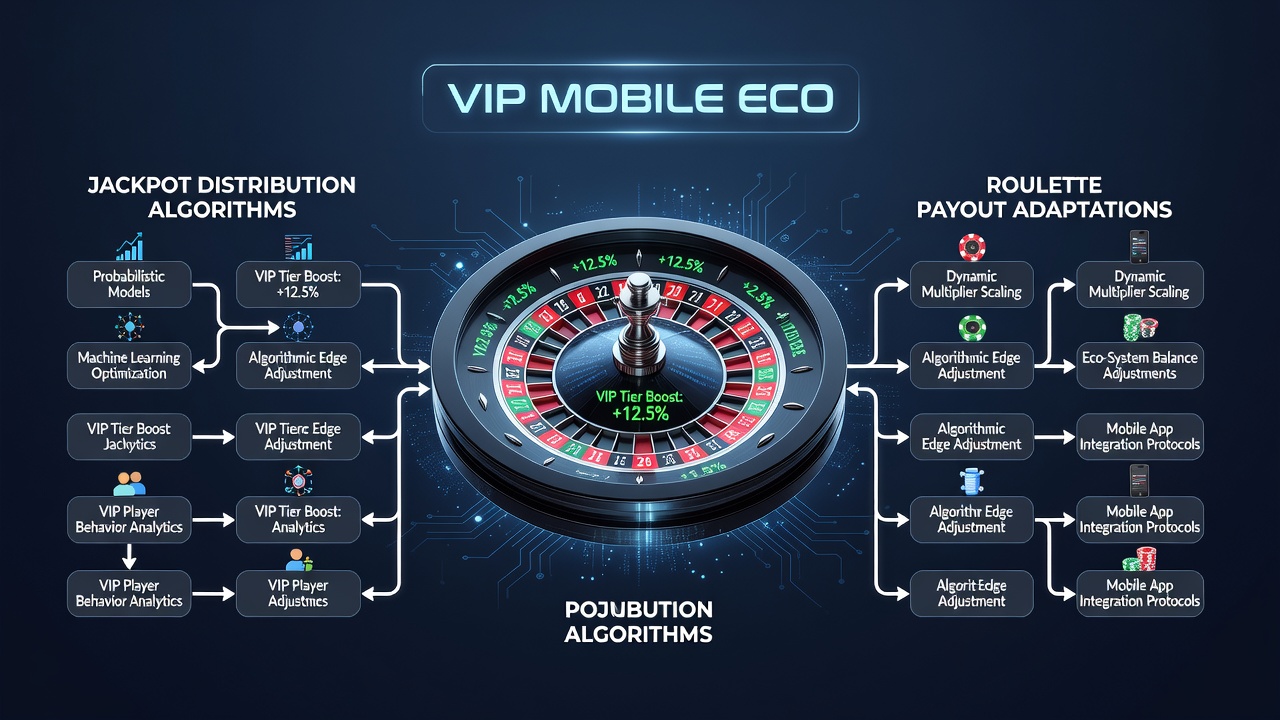 Mobile app interface displaying adapted roulette payout tables linked to jackpot distribution metrics